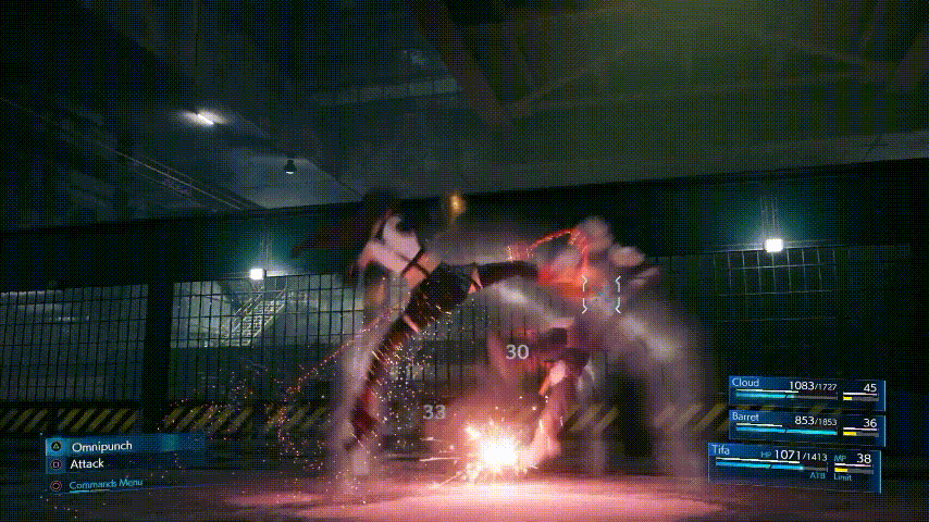 파이널 판타지 7 리메이크 전투