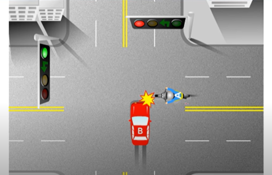 오토바이 사고 A