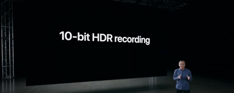 10비트 촬영 가능
