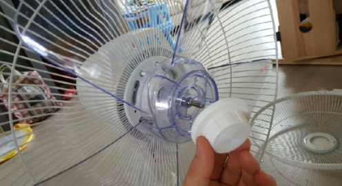 선풍기 먼지제거