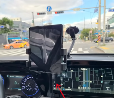 차량용 거치대 앞유리 부착형